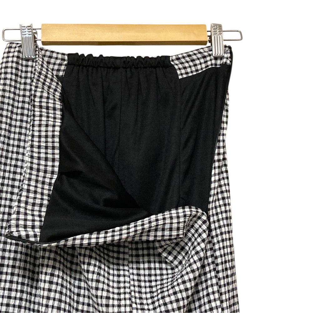 レディース 美品 Her lip to ハーリップトゥ Puff Sleeve Checked 