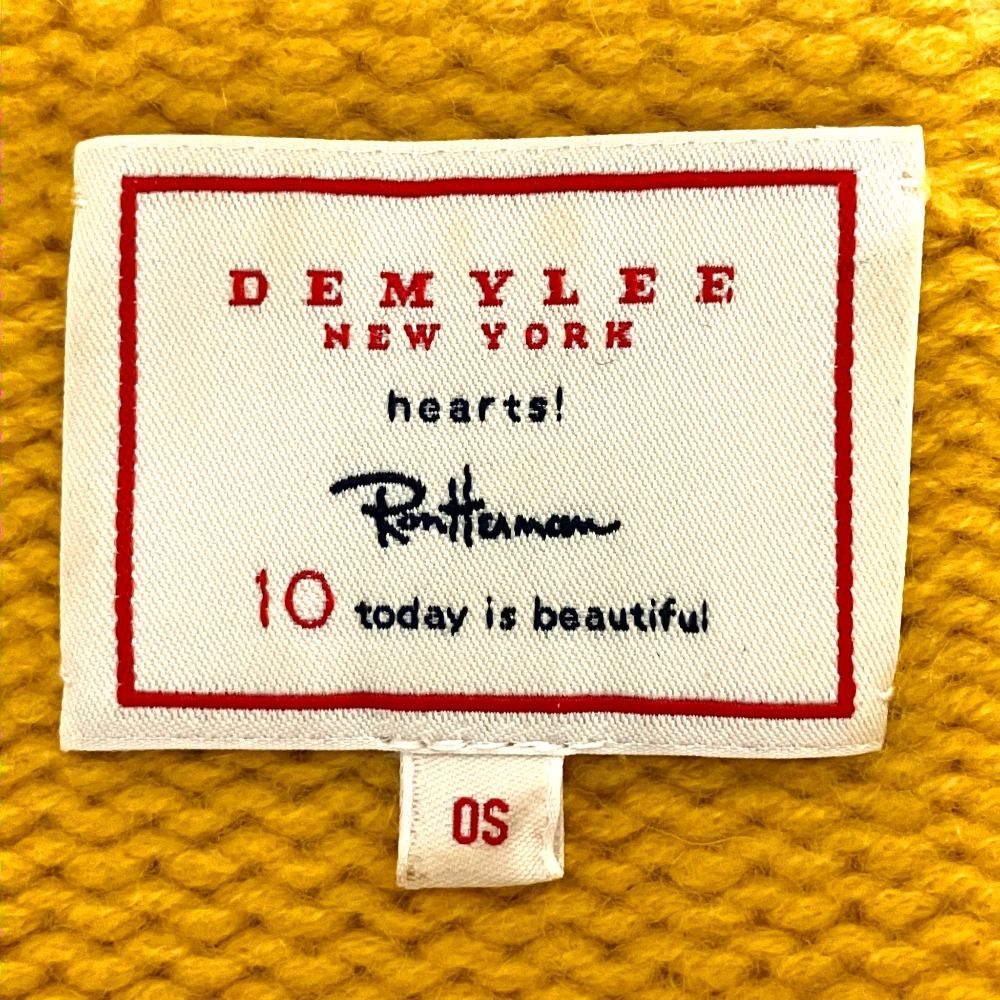 美品 DEMYLEE デミリー Ron Herman ロンハーマン 10周年記念 カシミヤ