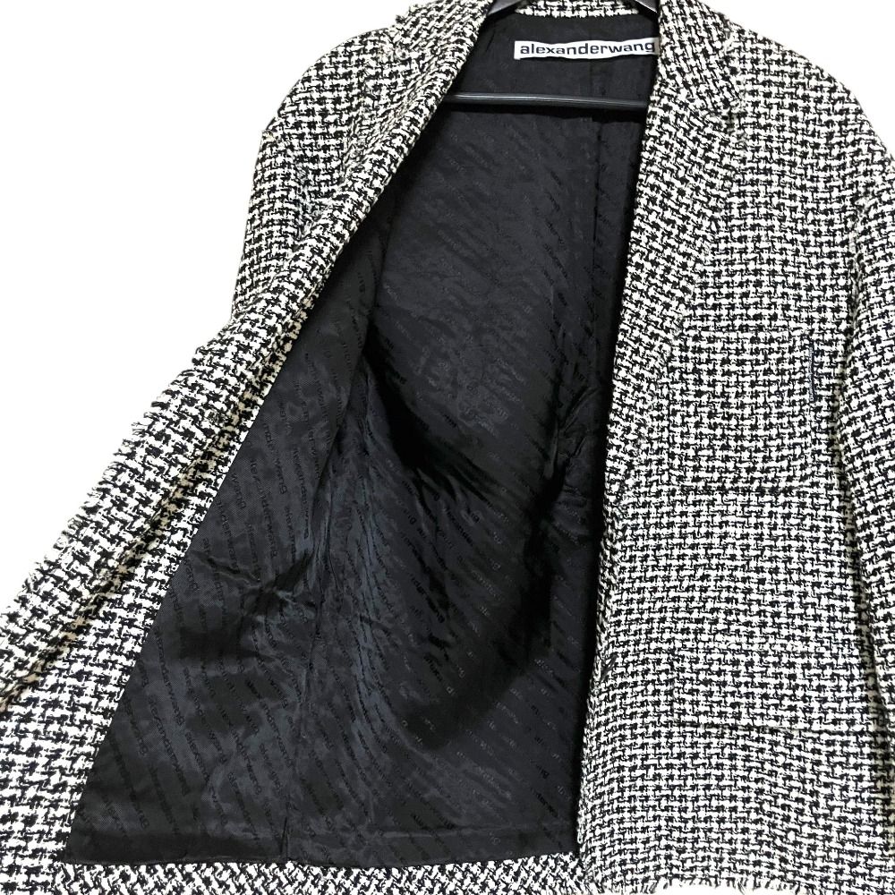美品 Alexander Wang アレキサンダーワン ハウンドトゥース ツイード