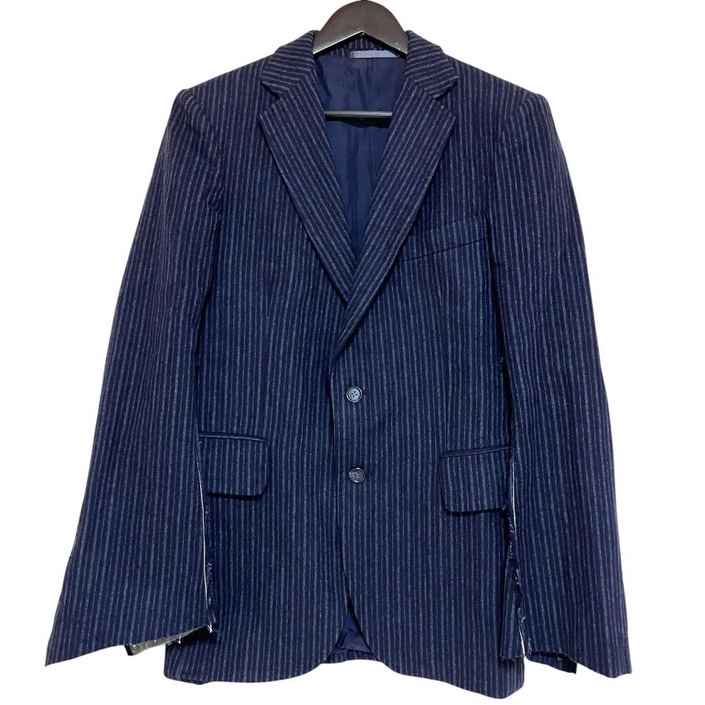 Libertine リバティーン スカル シルクスクリーンプリント ストライプ