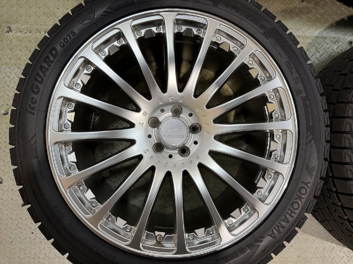 タイヤほぼ未走行【YK G075 295/40R21】スタッドレス【Carlsson 