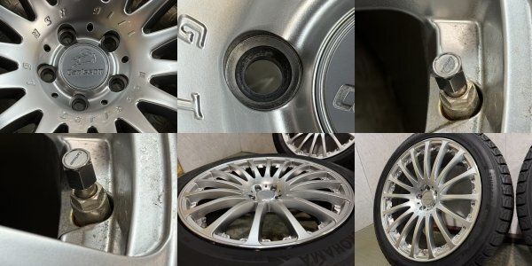 タイヤほぼ未走行【YK G075 295/40R21】スタッドレス【Carlsson 