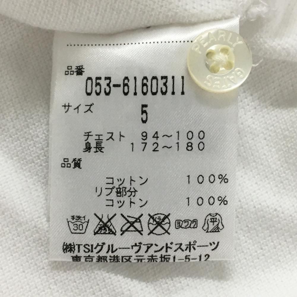 美品】パーリーゲイツ×PEANUTS 半袖ポロシャツ 白 スヌーピー 刺しゅう