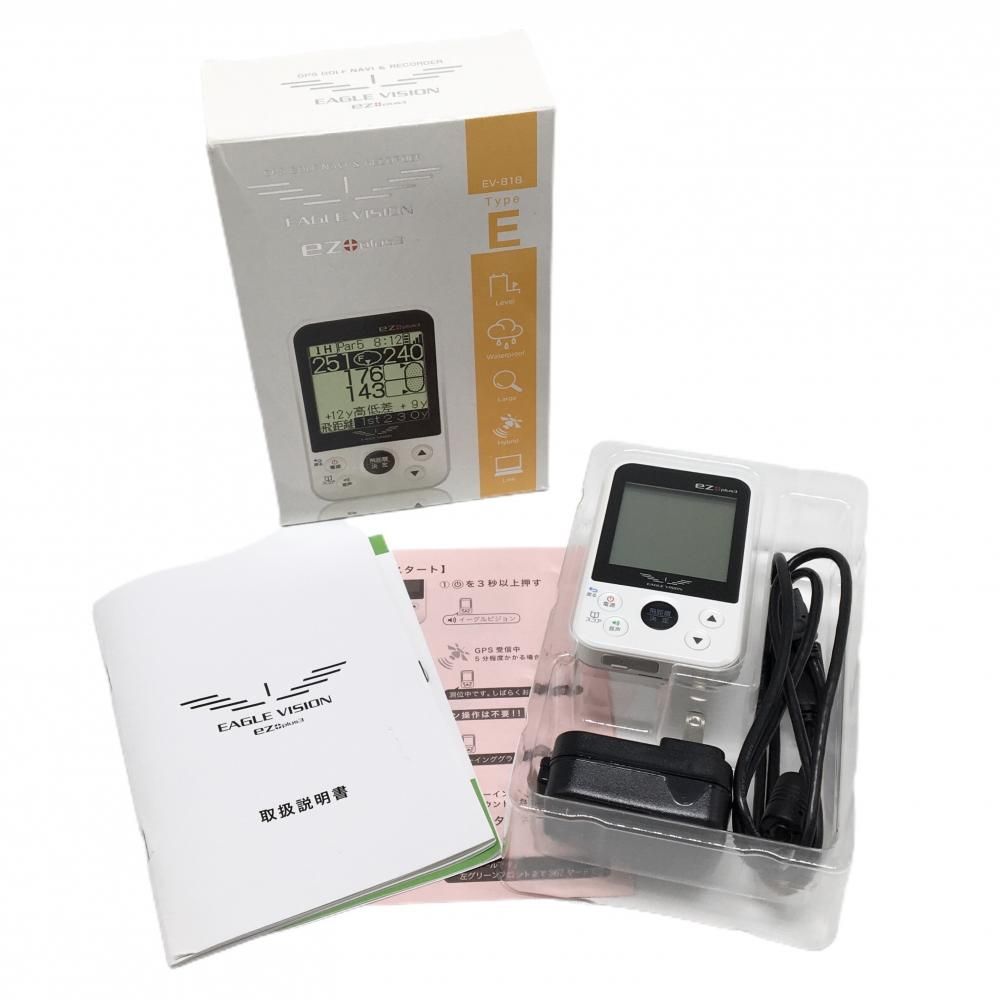 美品】イーグルビジョン GPSゴルフナビ 白 EV-818 ez plus3 通電確認済