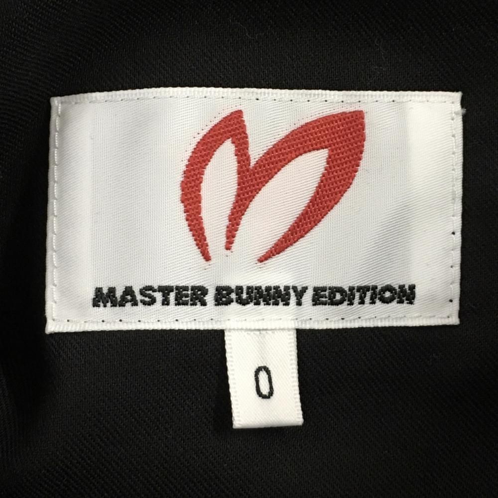 超美品】マスターバニー スカート 黒 ロゴ白 フリル レディース 0(S