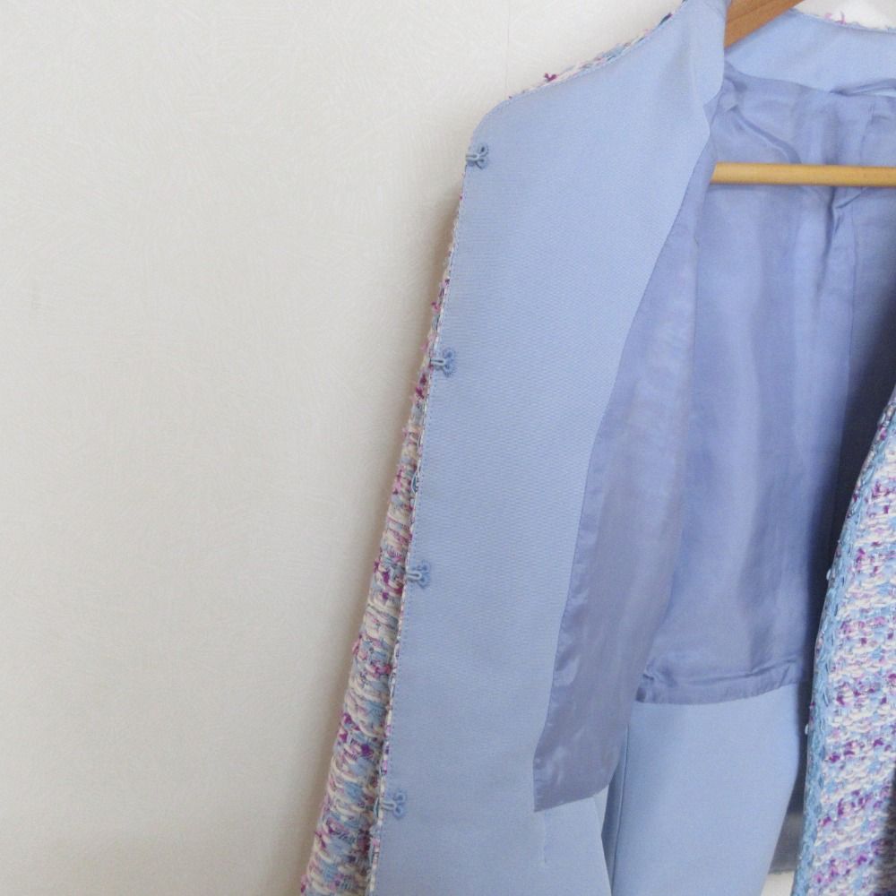 美品 24SS ANAYI アナイ マリアケント生地 ファンシーツイードペプラム