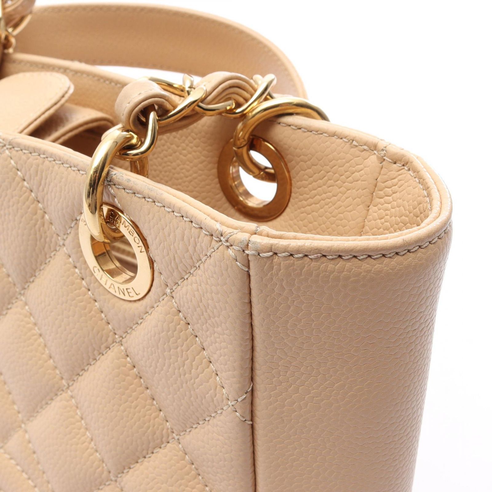 シャネル CHANEL トートバッグ マトラッセ PST A50994 ベージュ