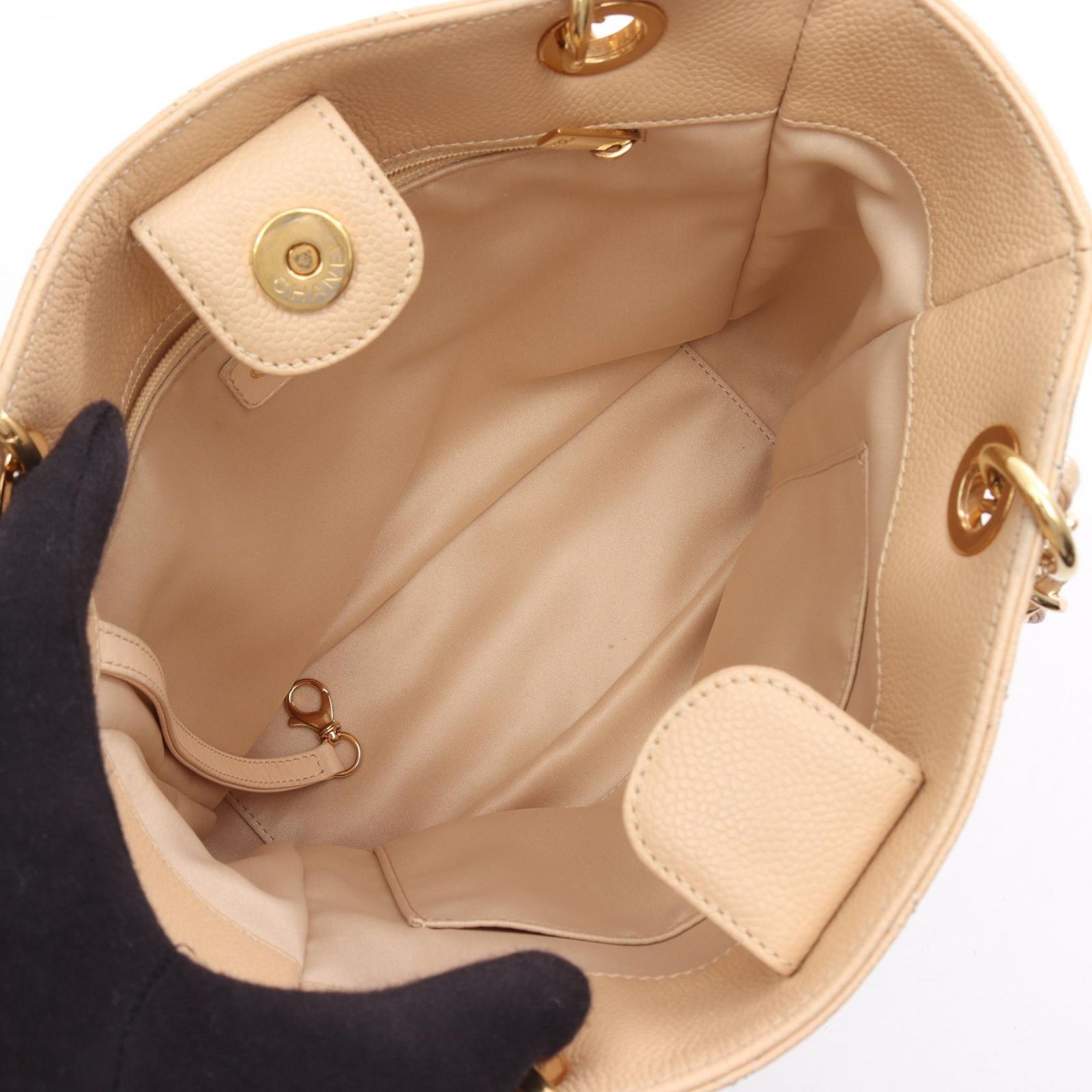 シャネル CHANEL トートバッグ マトラッセ PST A50994 ベージュ