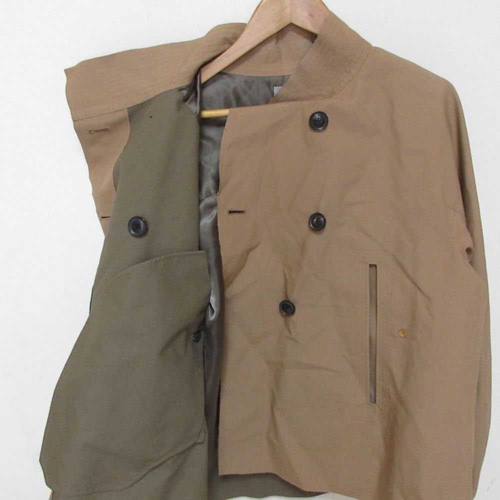良品 kolor カラー ショート トレンチコート 11WCL-G01108 サイズ2