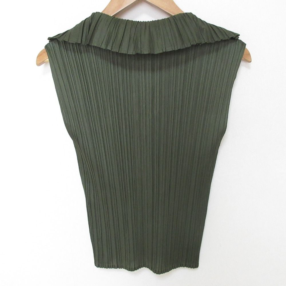 美品 PLEATS PLEASE プリーツプリーズ イッセイミヤケ 立体襟プリーツ