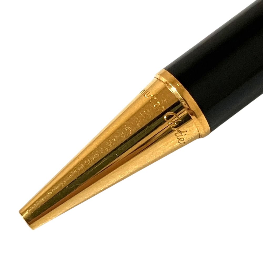 美品 Cartier カルティエ トリニティ ツイスト式 ボールペン ブラック