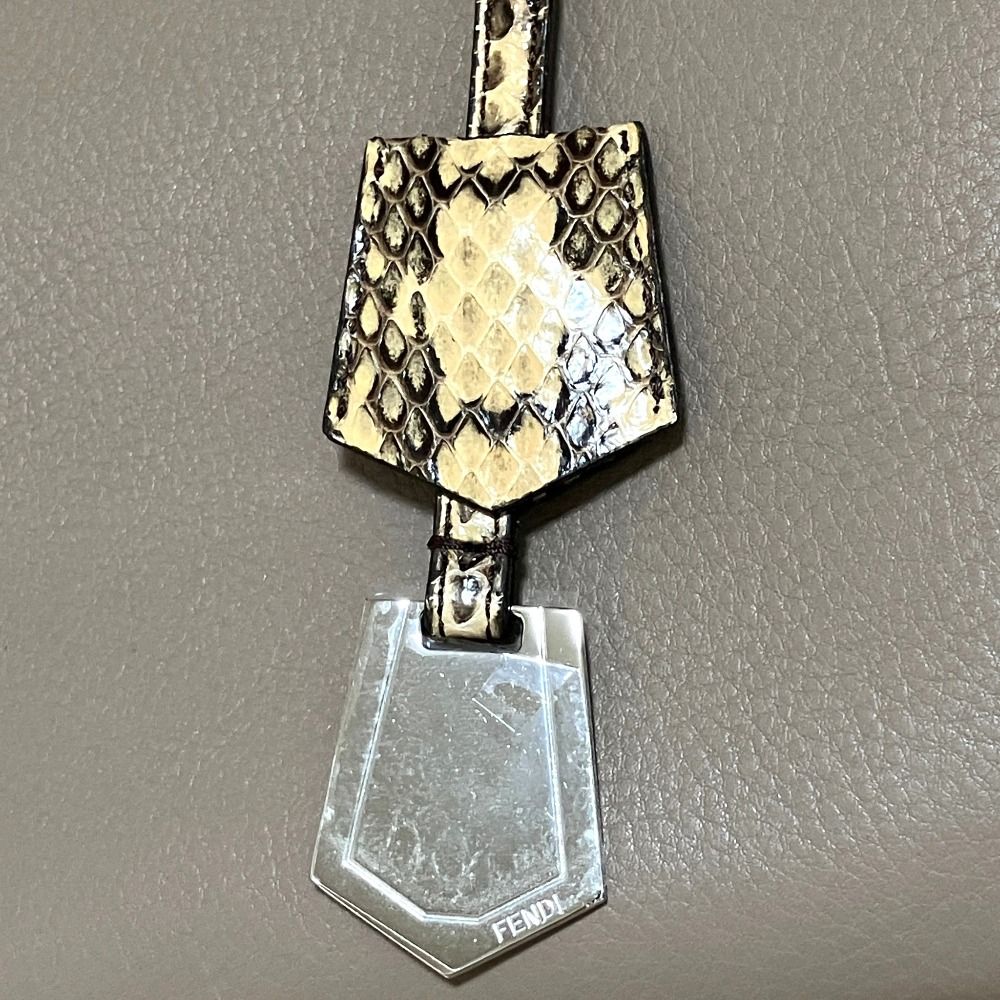 良品 FENDI フェンディ バイザウェイ ミディアム パイソン レザー 2WAY
