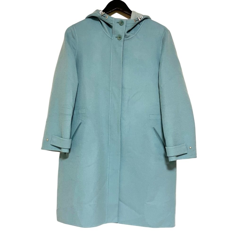 美品 Loro Piana ロロピアーナ レザートリム カシミヤ リバーフード