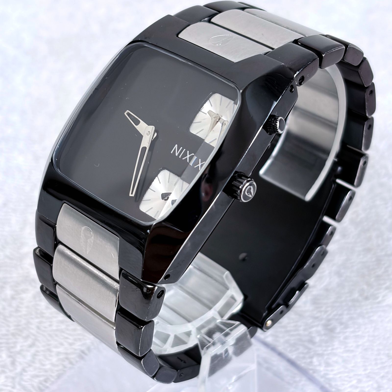 バンクス ニクソン ブラック シルバー 黒 銀 - NIXON クーポンありコマ 