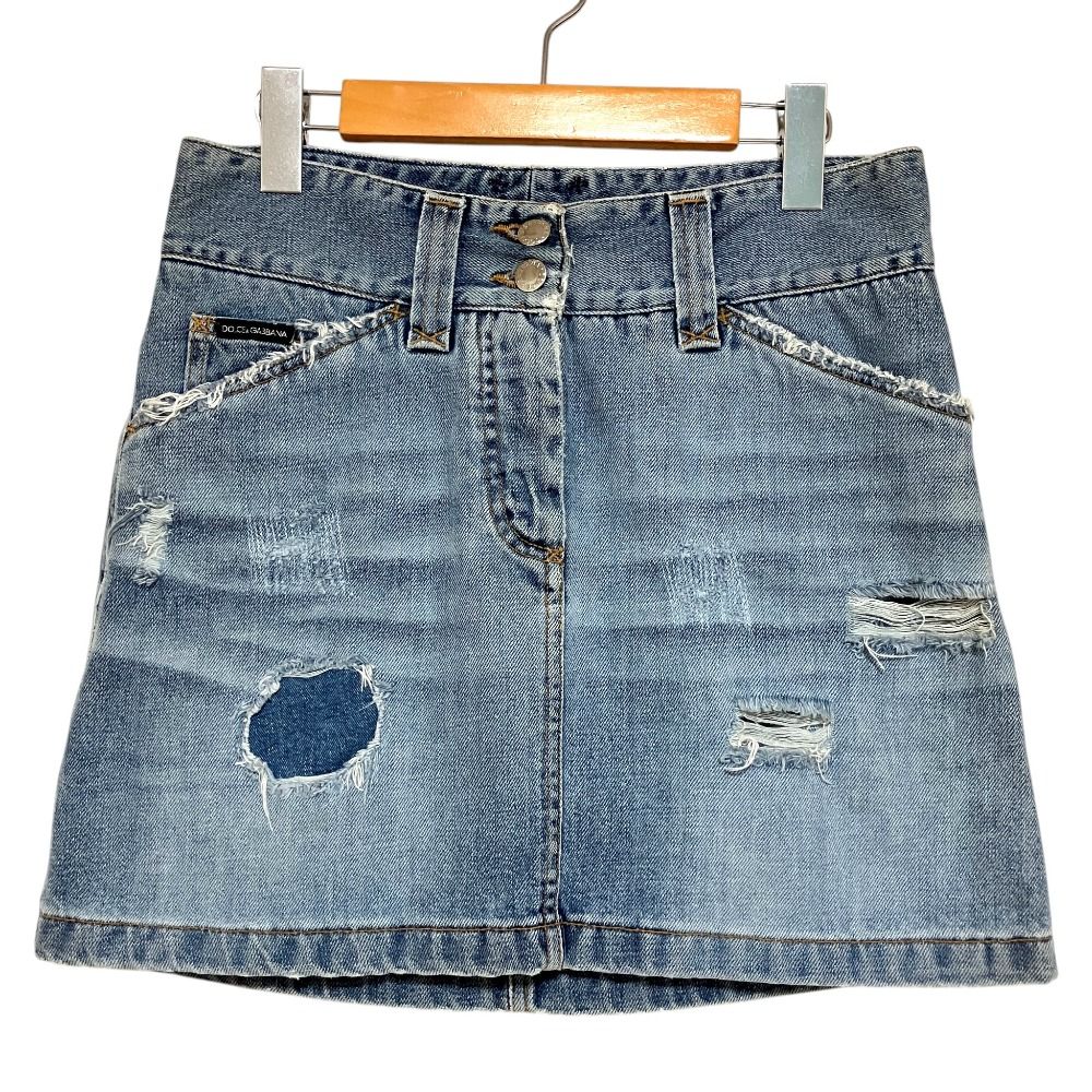 美品 DOLCE&GABBANA ドルチェアンドガッバーナ Vintage クラッシュ
