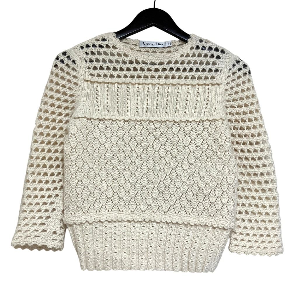 美品 Christian Dior クリスチャンディオール ウール カシミヤモヘア