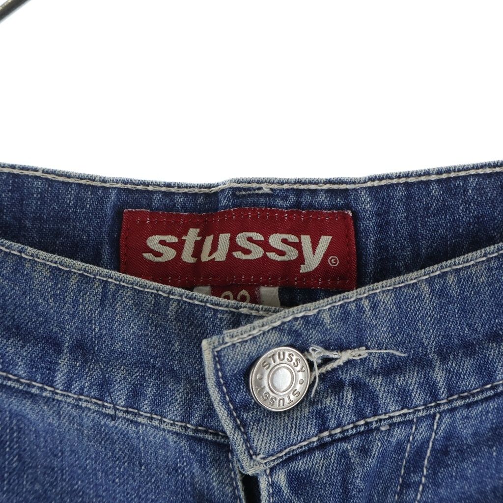 STUSSY (ステューシー) 90s 赤タグ USA製 デニム カーゴパンツ