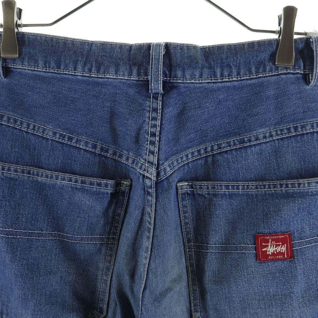 STUSSY (ステューシー) 90s 赤タグ USA製 デニム カーゴパンツ