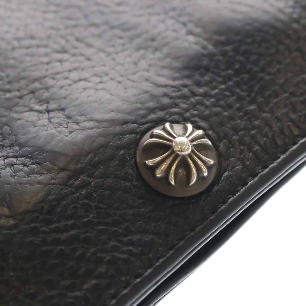 CHROME HEARTS (クロムハーツ) 1SNAP 1スナップ クロスボタンレザー