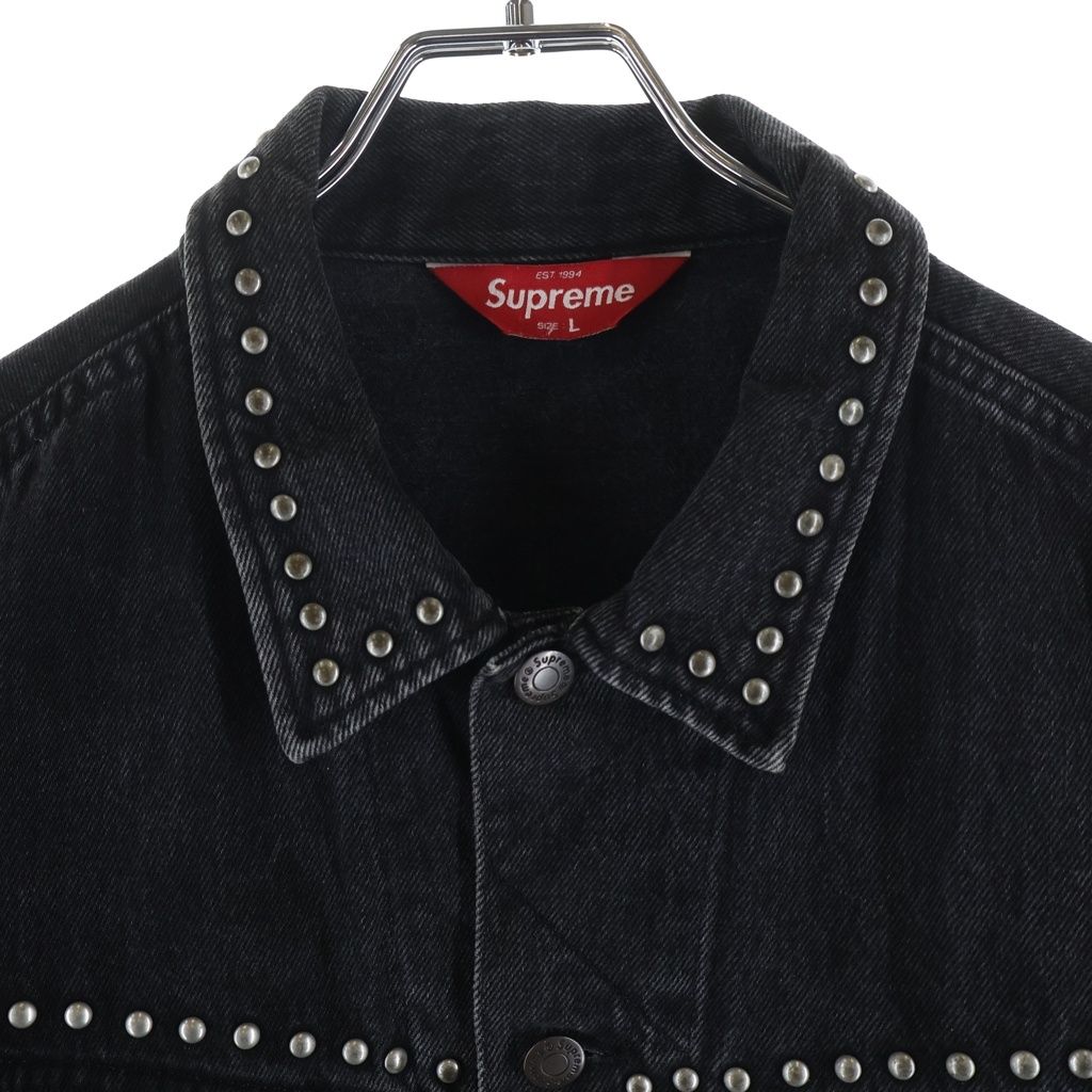 SUPREME (シュプリーム) 17SS Studded Denim Trucker Jacket スタッズ