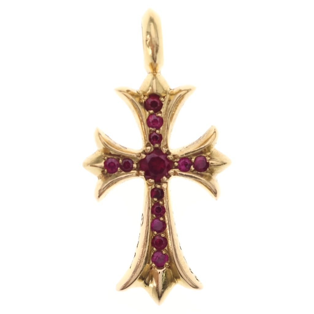 CHROME HEARTS (クロムハーツ) 22K TNY CRSF P RUB タイニーファット