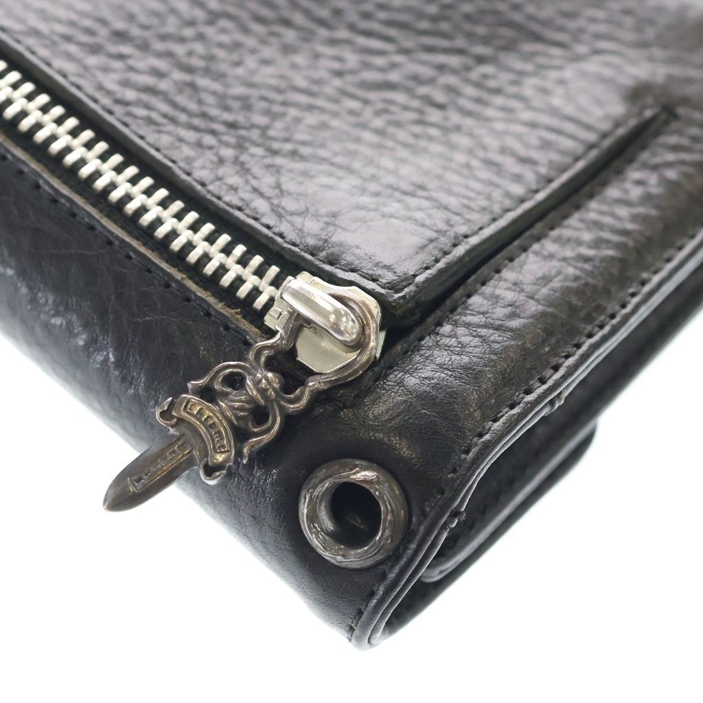 CHROME HEARTS (クロムハーツ) WAVE ウェーブ レザーウォレット 財布