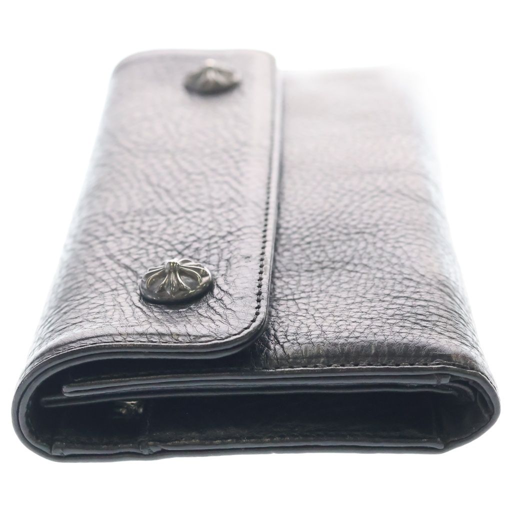 【シーちゃん専用】完全新品未使用 CHROMEHEARTS WAVE ウォレット CHROME HEARTS (クロムハーツ) WAVE ウェーブ レザーウォレット 財布