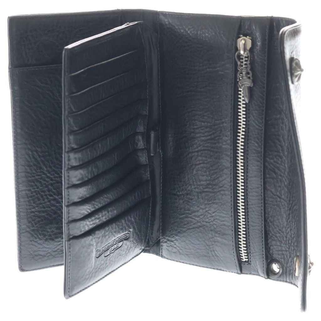 CHROME HEARTS (クロムハーツ) WAVE ウェーブ レザーウォレット 財布