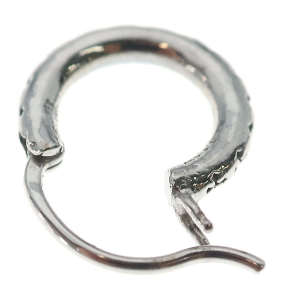 CHROME HEARTS (クロムハーツ) 18K HOOP TFL SML フープピアス WG