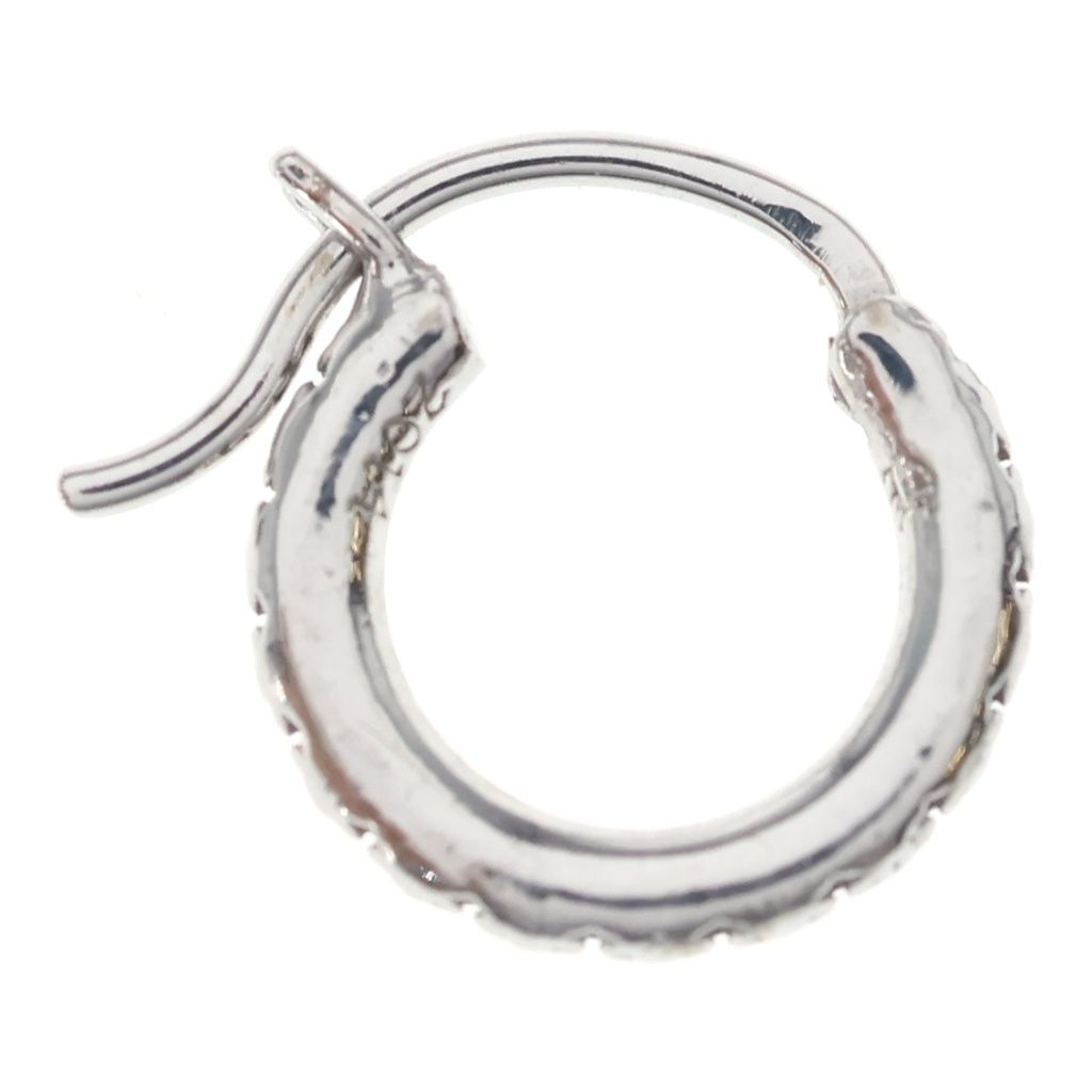 CHROME HEARTS (クロムハーツ) 18K HOOP TFL SML フープピアス WG