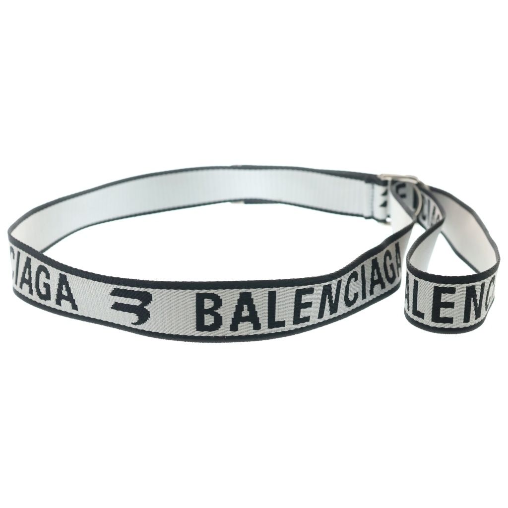 BALENCIAGA (バレンシアガ) LOGO D RING ロゴDリングベルト ブラック