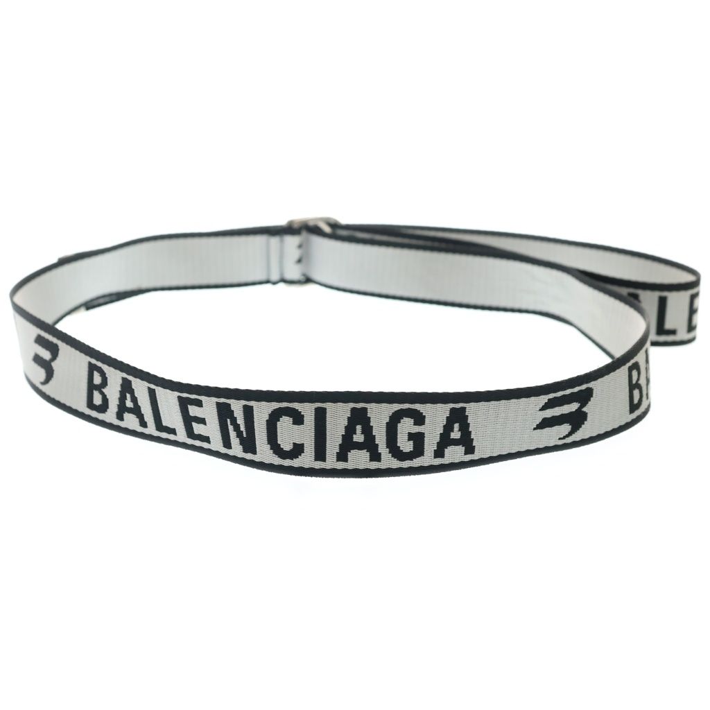 BALENCIAGA (バレンシアガ) LOGO D RING ロゴDリングベルト ブラック
