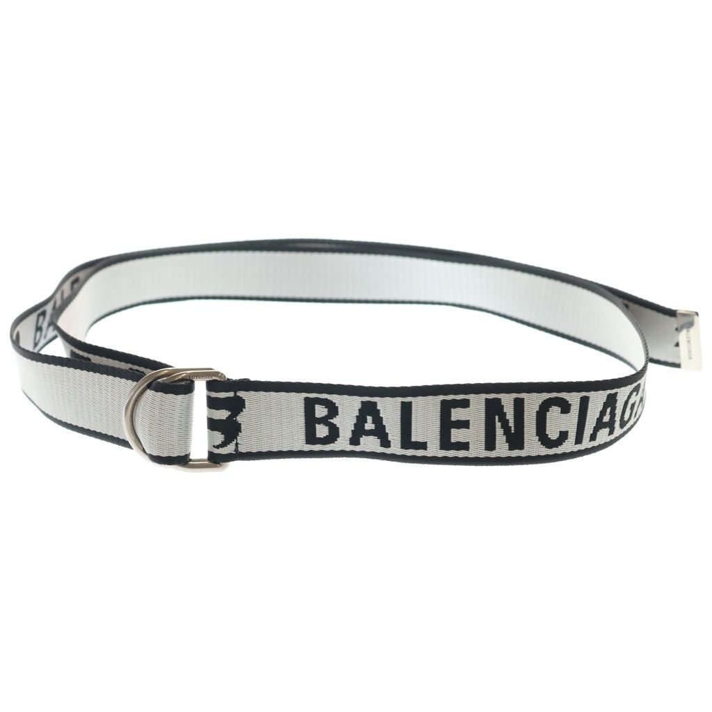 BALENCIAGA (バレンシアガ) LOGO D RING ロゴDリングベルト ブラック