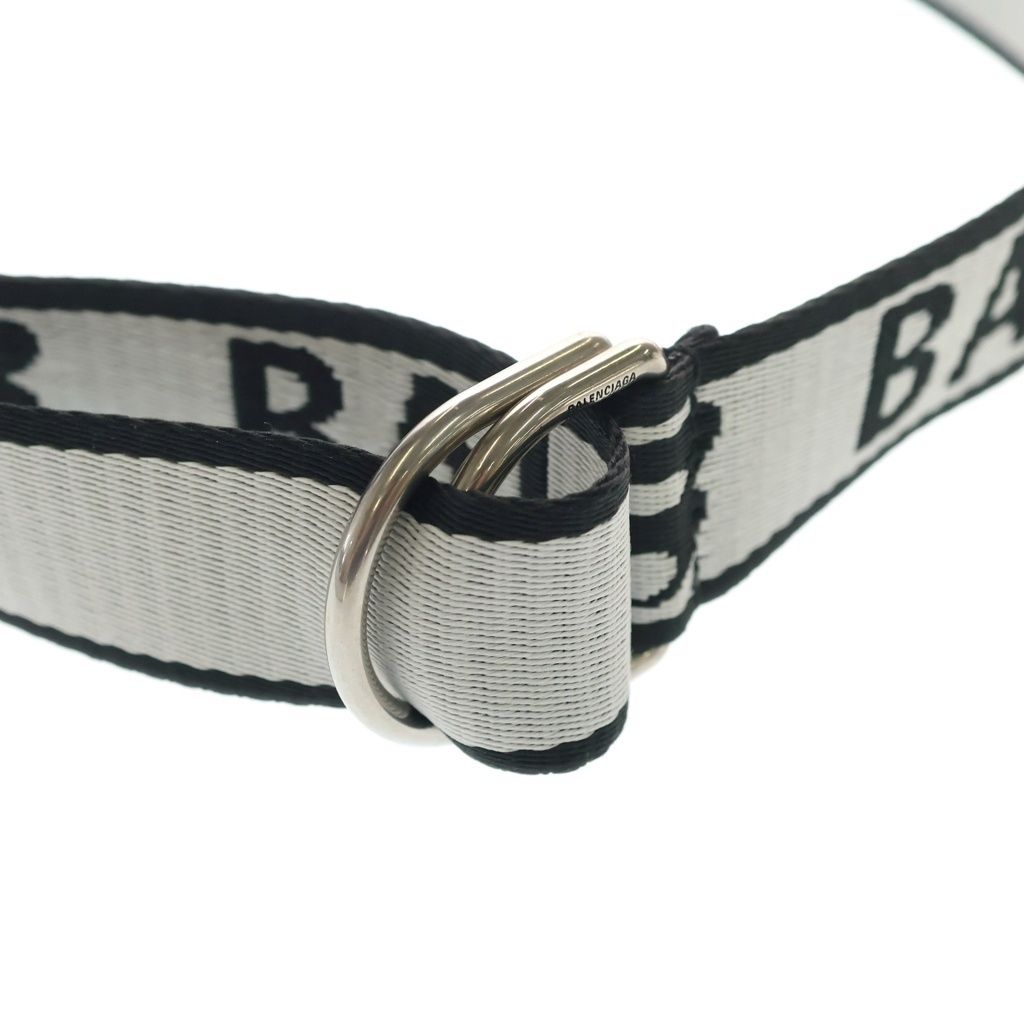 BALENCIAGA (バレンシアガ) LOGO D RING ロゴDリングベルト ブラック
