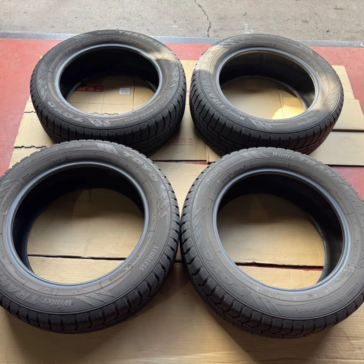 2023年製】TOYO Winter TRANPATH TX 215/60R17 96Q 4本セット バリ溝