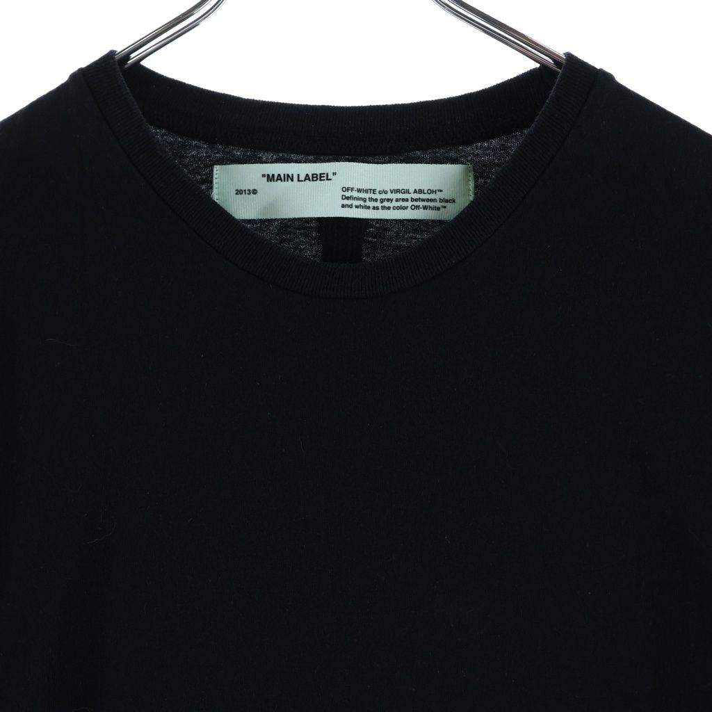 OFF-WHITE オフホワイト 18AW Liberty T-Shirt 半袖Tシャツ ブラック