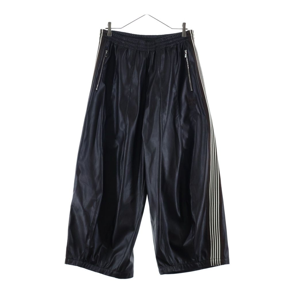 Needles (ニードルス) NUBIAN別注 SYNTHETIC LEATHER WIDE PANTS ンセ
