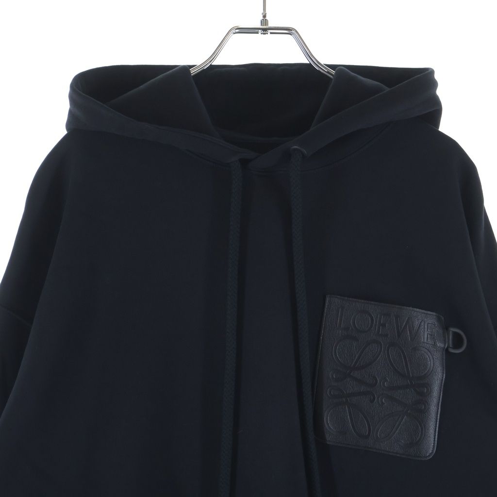 LOEWE (ロエベ) ANAGRAM PATCH POCKET HOODIE アナグラム レザーパッチ