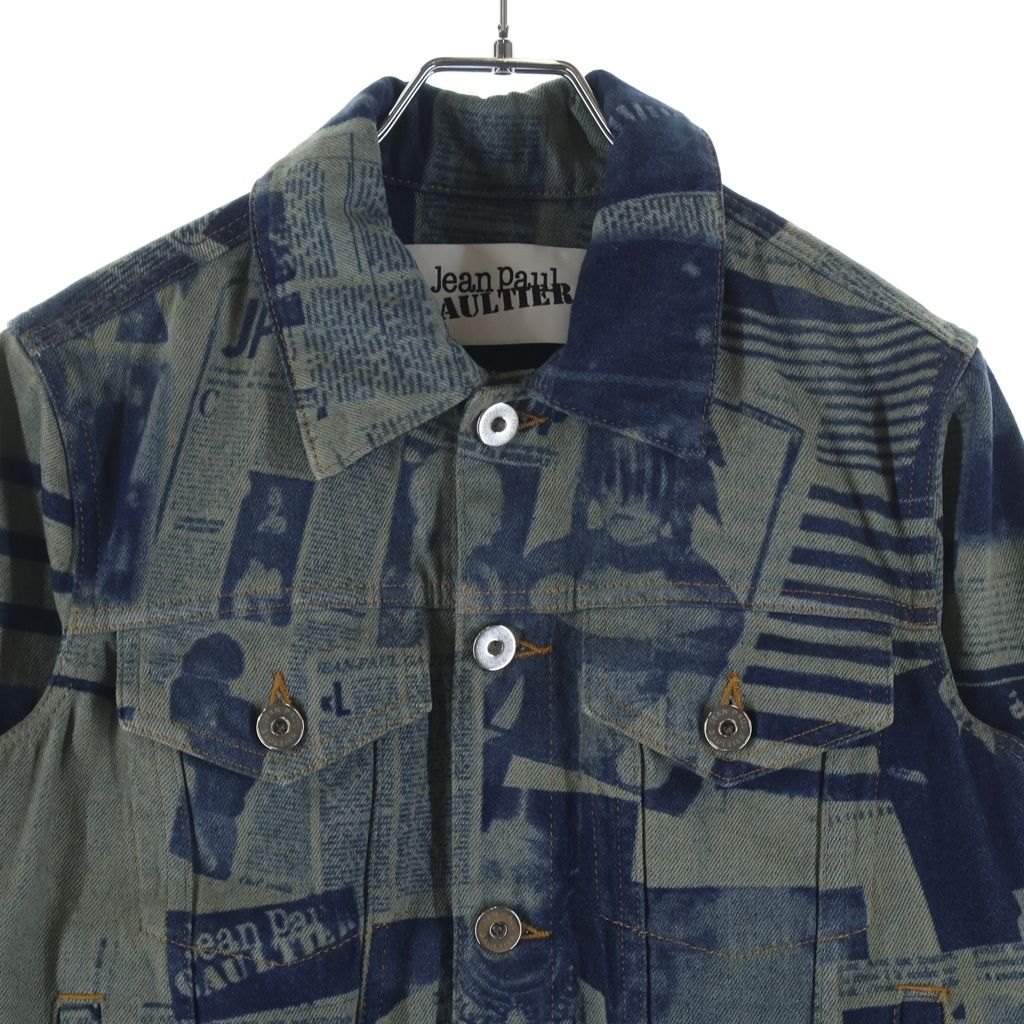 Jean Paul GAULTIER (ジャンポールゴルチエ) Fitted Newspaper Print