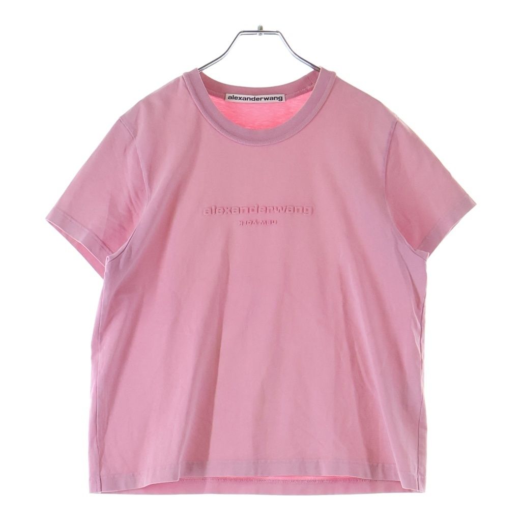 ALEXANDER WANG (アレキサンダーワン) Emboss T-Shirt エンボスロゴ