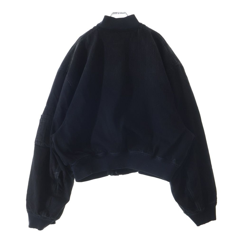 BALENCIAGA (バレンシアガ) STANDARD BOMBER ダメージ加工デニム