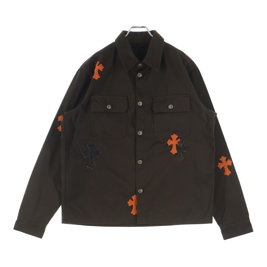 CHROME HEARTS (クロムハーツ) WORK DOG クロスボールボタン クロス