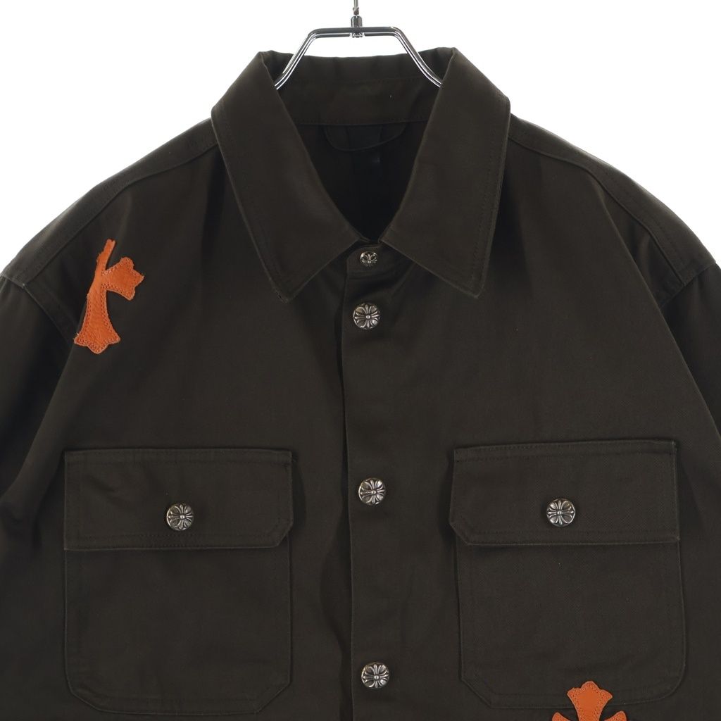 CHROME HEARTS (クロムハーツ) WORK DOG クロスボールボタン クロス