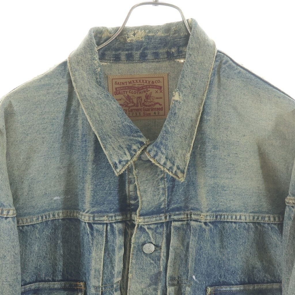 SAINT MICHAEL (セントマイケル) 23AW ×BerBerJin DENIM JACKET 777XX