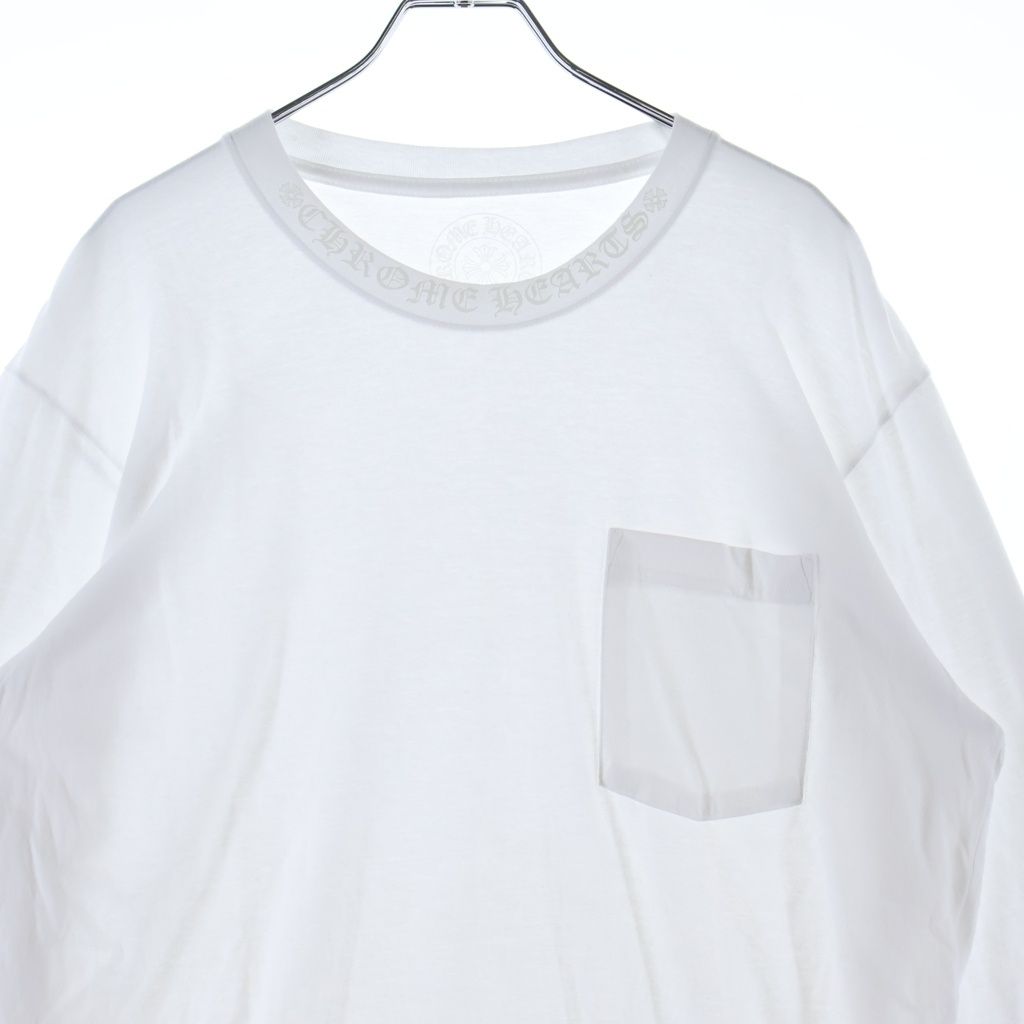 CHROME HEARTS (クロムハーツ) CH T-SHRT 1 ネックロゴプリントロングT