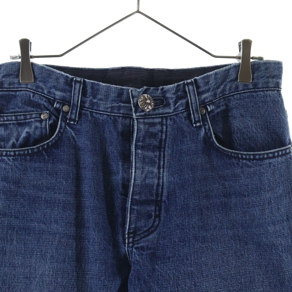 CHROME HEARTS (クロムハーツ) JEAN STRTLG FBRC クロスボールボタン