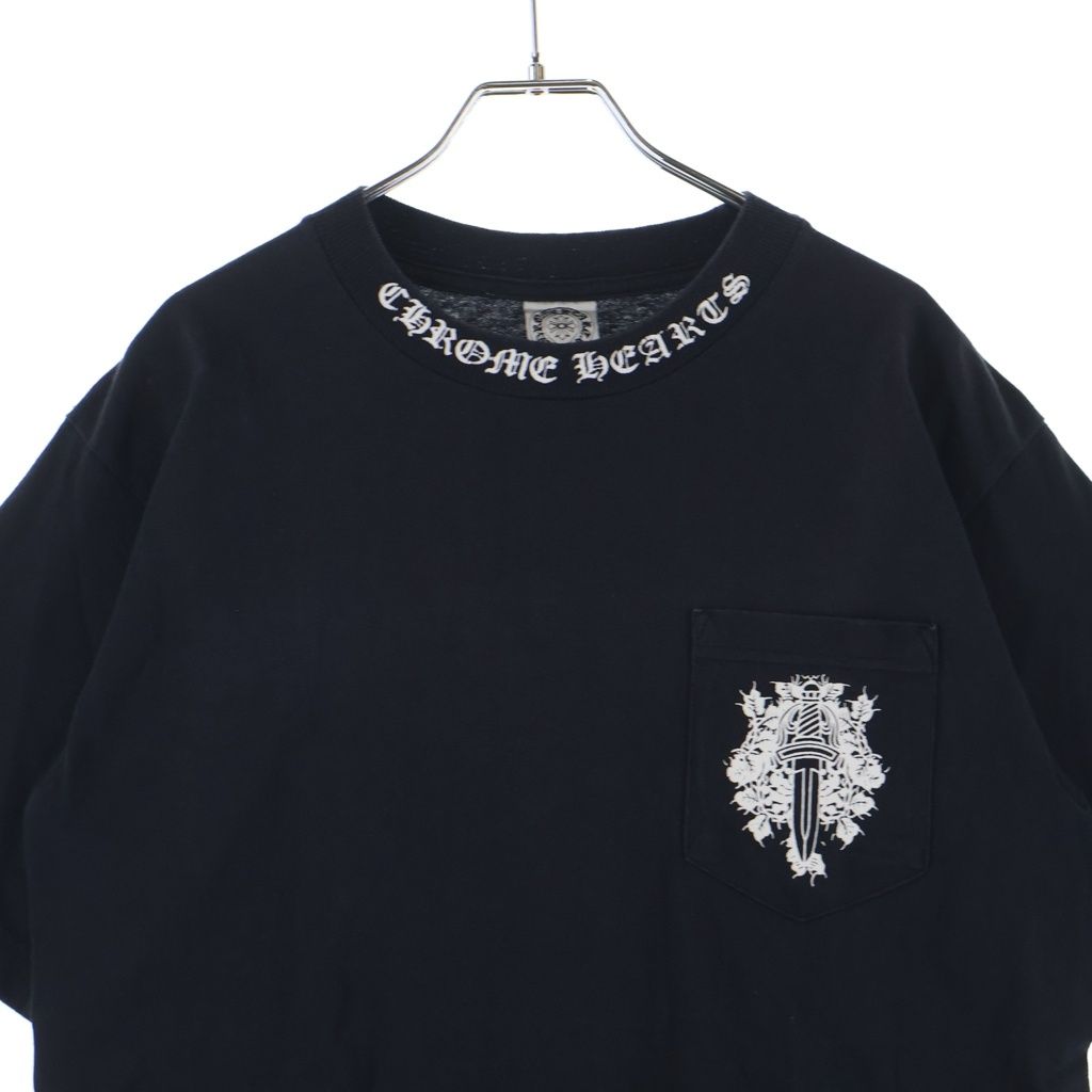 CHROME HEARTS クロムハーツ オールド ネックロゴ Tシャツ CHROME HEARTS (クロムハーツ) OLD S/S オールド ネックロゴ バック
