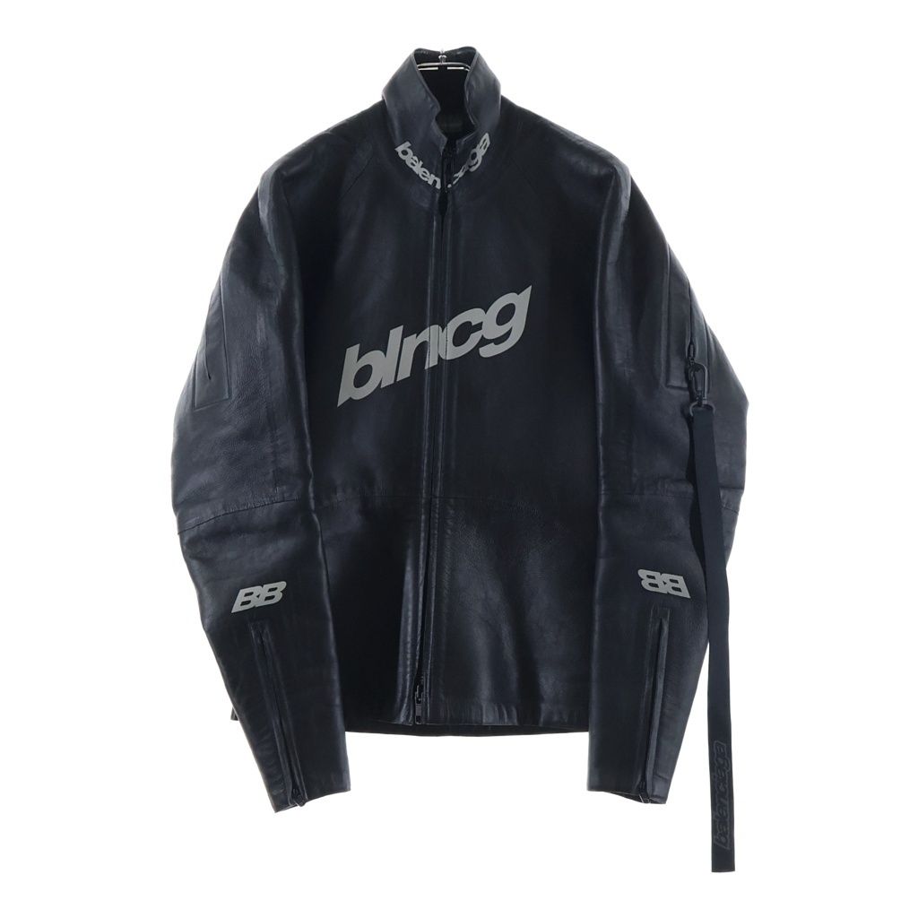 BALENCIAGA (バレンシアガ) 20AW SCUBA LEATHER JACKET スキューバ