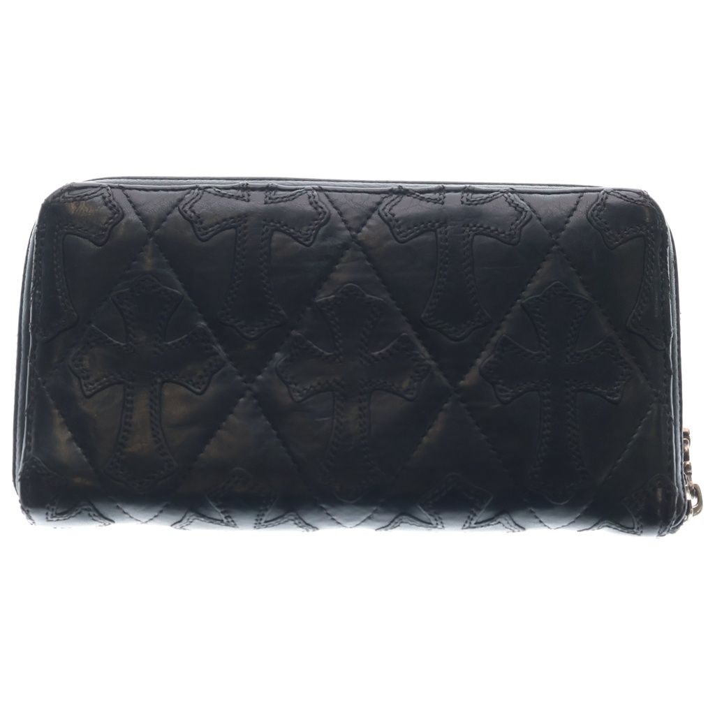 CHROME HEARTS (クロムハーツ) REC F ZIP QUILTED WALLET セメタリー