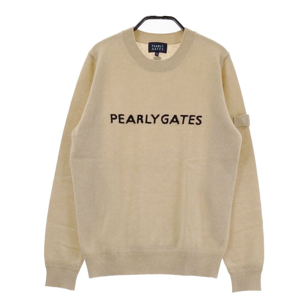 サイズ：0 PEARLY GATES パーリーゲイツ カシミヤ ニットセーター ベージュ系 [240101726329] ゴルフウェア レディース ストスト